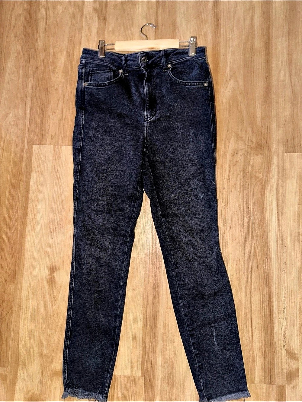 Washed black high rise skinny jeans, size 29. NWOT. We The Free by Free People.